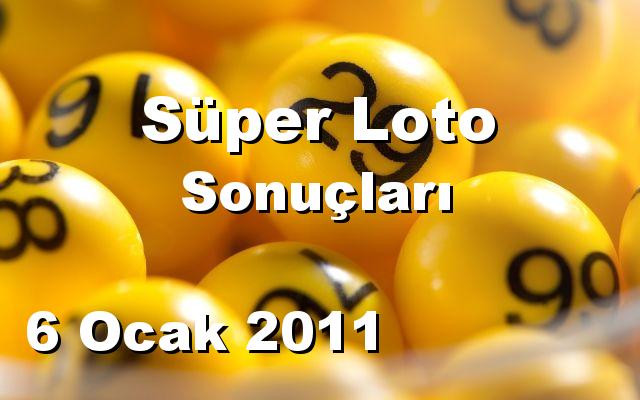 Süper Loto detay bilgiler 06/01/2011