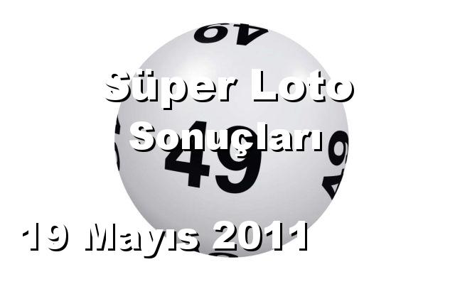 Süper Loto detay bilgiler 19/05/2011