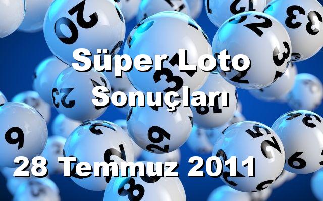 Süper Loto detay bilgiler 28/07/2011