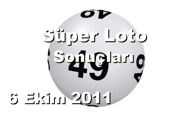 Süper Loto detay bilgiler 06/10/2011