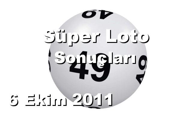 Süper Loto detay bilgiler 06/10/2011