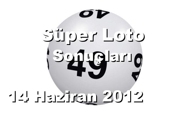 Süper Loto detay bilgiler 14/06/2012