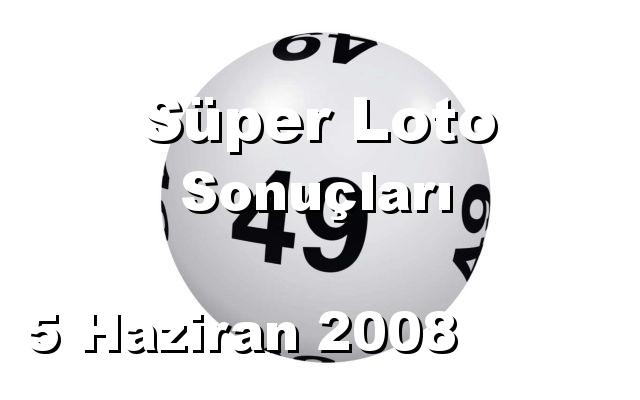 Süper Loto detay bilgiler 05/06/2008