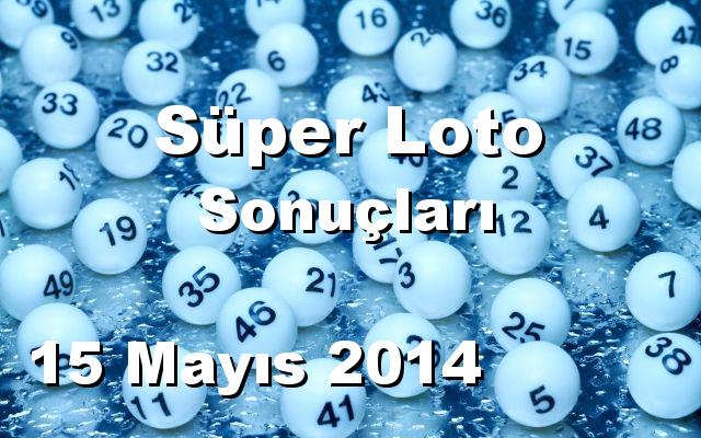 Süper Loto detay bilgiler 15/05/2014