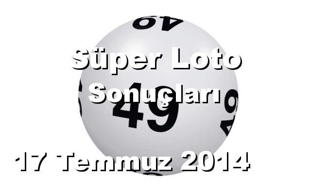 Süper Loto detay bilgiler 17/07/2014