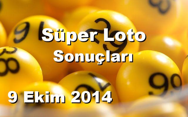 Süper Loto detay bilgiler 09/10/2014