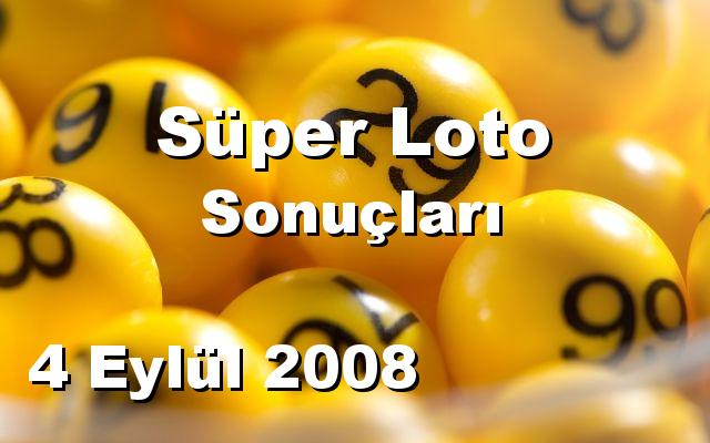 Süper Loto detay bilgiler 04/09/2008