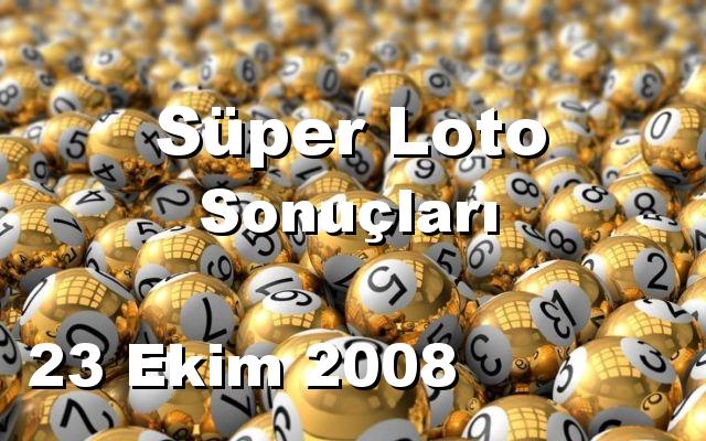 Süper Loto detay bilgiler 23/10/2008