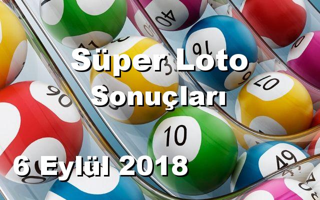 Süper Loto detay bilgiler 06/09/2018