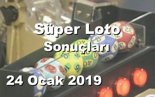 Süper Loto detay bilgiler 24/01/2019