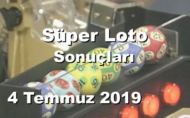 Süper Loto detay bilgiler 04/07/2019