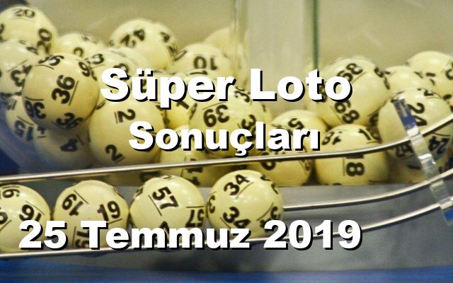 Süper Loto detay bilgiler 25/07/2019