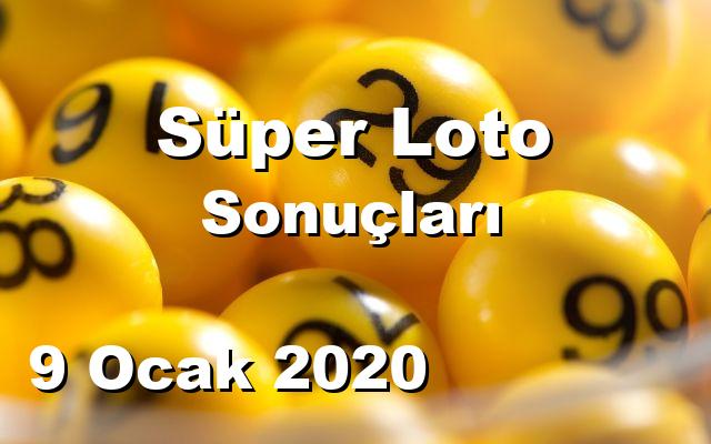 Süper Loto detay bilgiler 09/01/2020