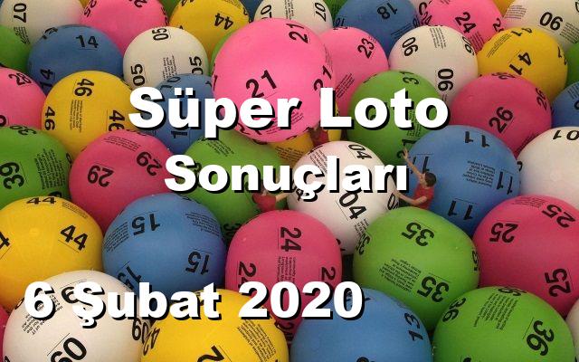 Süper Loto detay bilgiler 06/02/2020