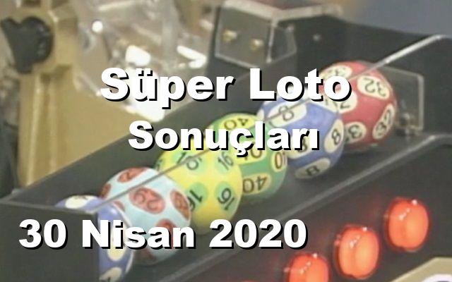 Süper Loto detay bilgiler 30/04/2020