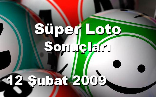 Süper Loto detay bilgiler 12/02/2009