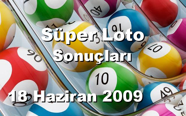 Süper Loto detay bilgiler 18/06/2009